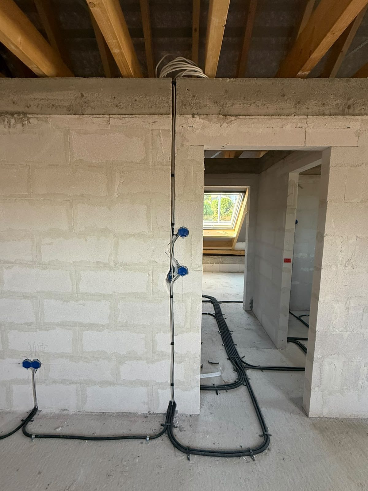 Elektroinstallation im Rohbau